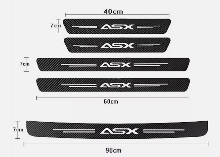 Mitsubishi ASX Door Sill Protectors 2010 - 2024