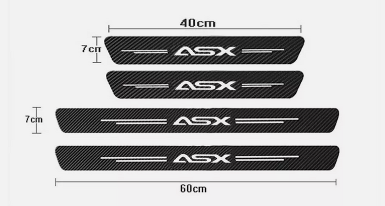 Mitsubishi ASX Door Sill Protectors 2010 - 2024