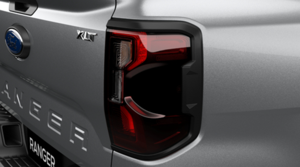 Genuine Ford Ranger Tail Light Surrounds Matte Black Kit NXT GEN XLT/Wildtrack