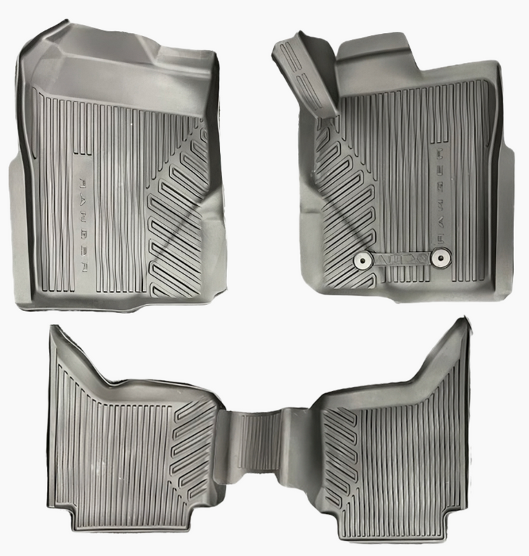 Genuine Ford Next-Gen Ranger All Weather Floor Mat Set Front & Rear 2022 - Onwards