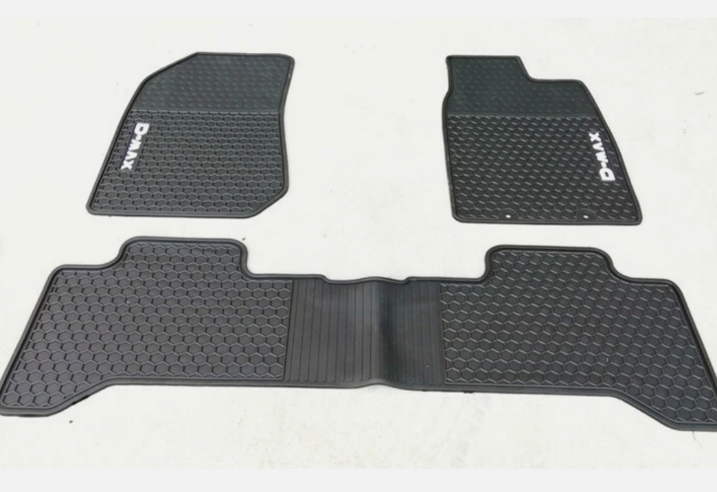 ISUZU D-MAX DMAX 2012-2026 Complete RUBBER Floor Mat Set