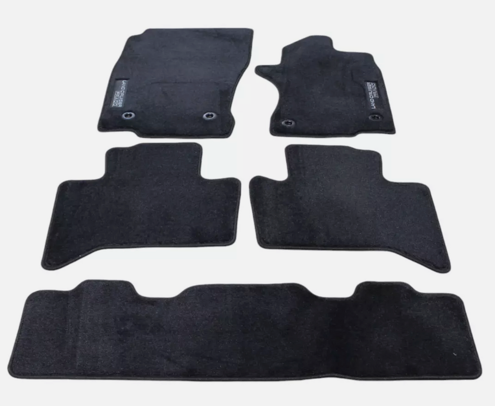 Genuine Toyota Prado 250 Series Carpet Floor Mats 7 Seat Variant