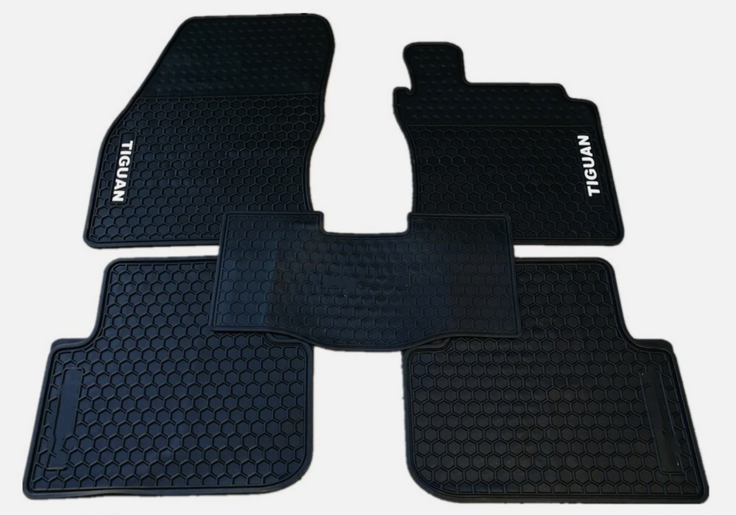 Volkswagen VW Tiguan 2018-2025 Rubber Waterproof Car Floor Mats
