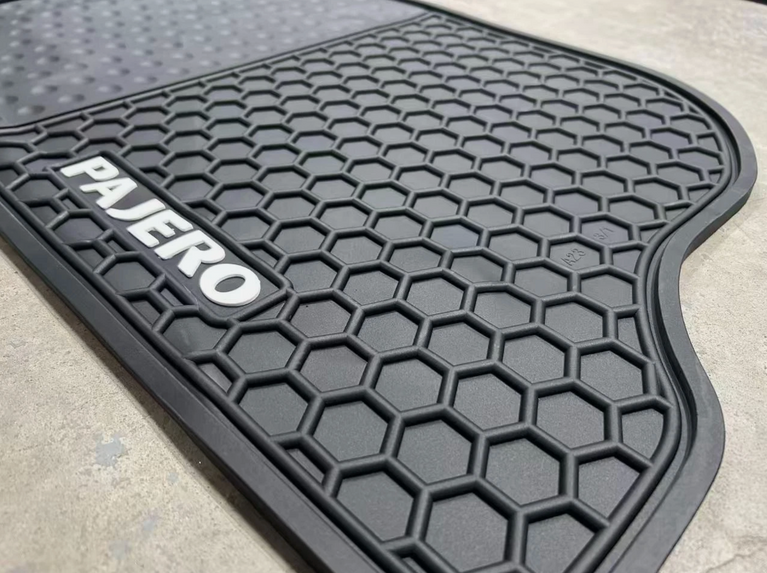 MITSUBISHI PAJERO SPORT GLX GLS VRX 2016 - 2025 Rubber Waterproof Car Floor Mats