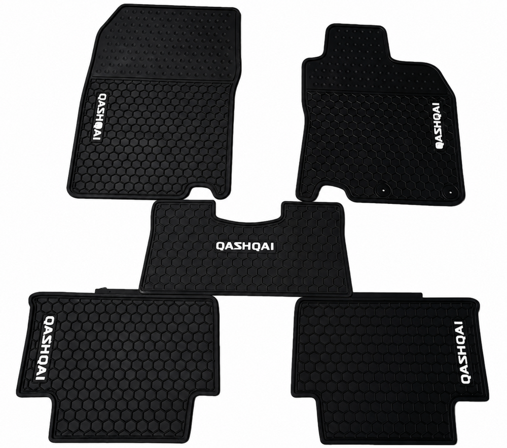 Nissan QASHQAI 06/2014 - 2022 J11 Rubber Waterproof Car Floor Mats