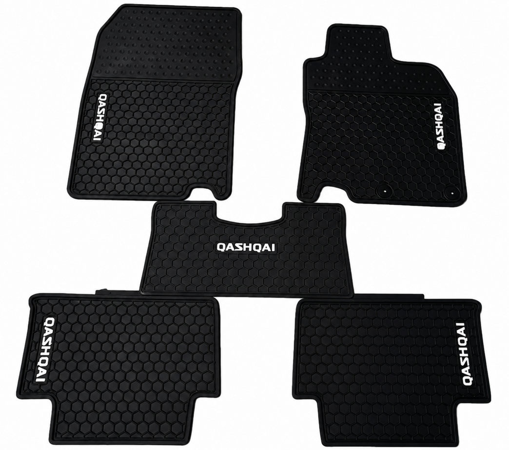 Nissan QASHQAI 06/2014 - 2022 J11 Rubber Waterproof Car Floor Mats
