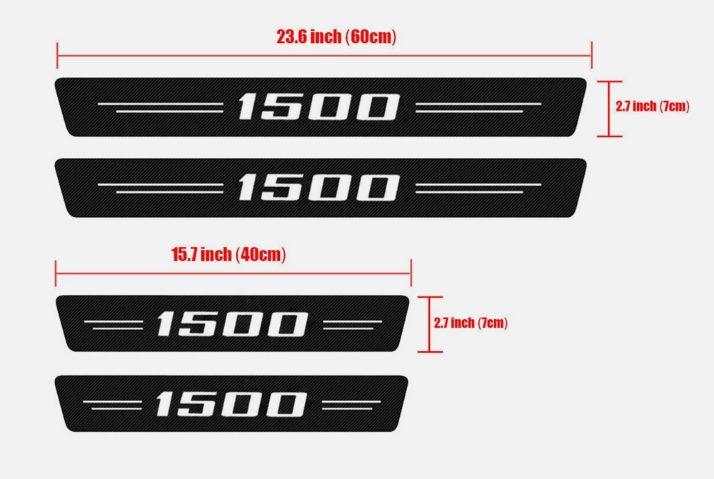 RAM 1500 2026 Door Sill Protector Strips
