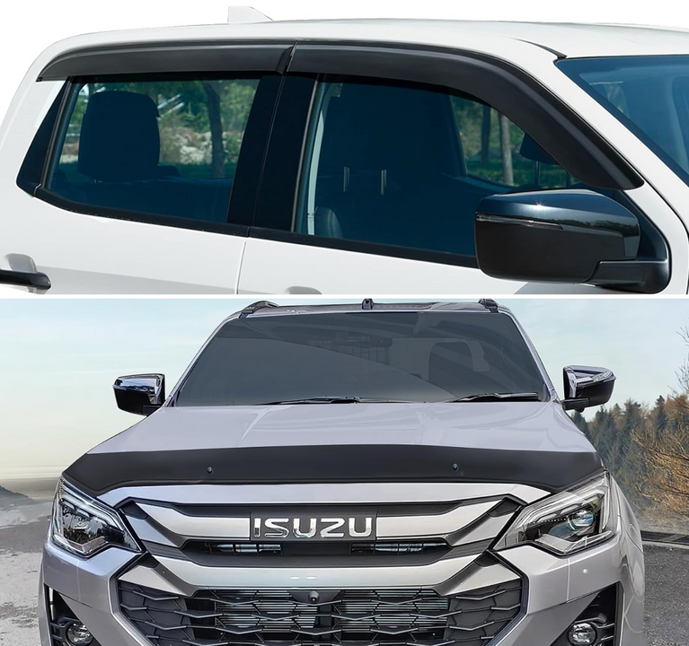 ISUZU D-MAX 2024 - 2026 Bonnet Protector & Weathershield Combo