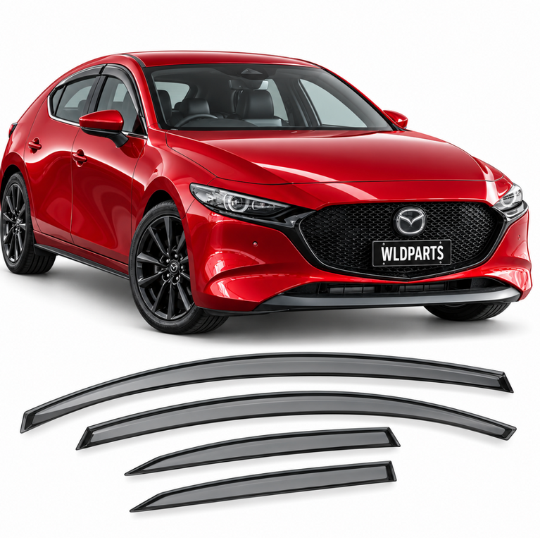 Mazda 3 BP hatch 2019 - 2026 Window Visor Weathershields Weather Shields