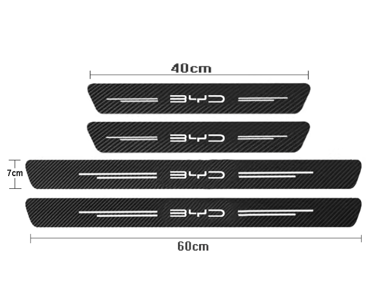 BYD M6 G3 G5 T3 13 F3 F0 S6 S7 E5 E6 L3 ATTO Door Sill Protectors Build Your Dreams Scuffs
