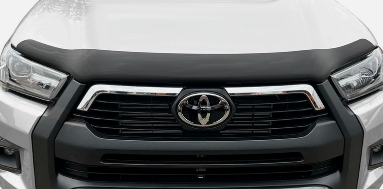 Premium Toyota Hilux 2021-2025 N80 Bonnet Protector & Weather Shields Combo