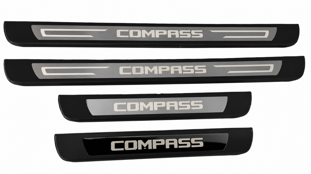 Jeep Compass 2017 - 2021 Scuff Plate Door Sill Protector