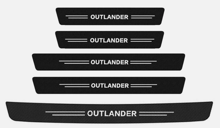 Mitsubishi Outlander Door Sill Protectors 2012 - 2026