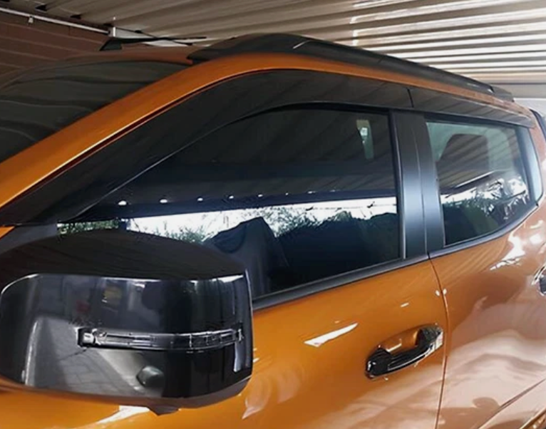 Premium Mitsubishi Triton MV 2024+ Bonnet Protector & Weather Shields Combo