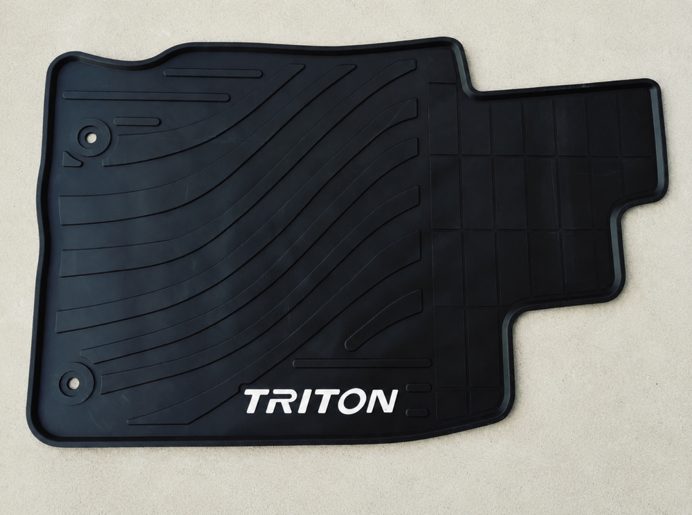 Mitsubishi Triton New 2015 2016 - 2026 Rubber Waterproof Car Floor Mats