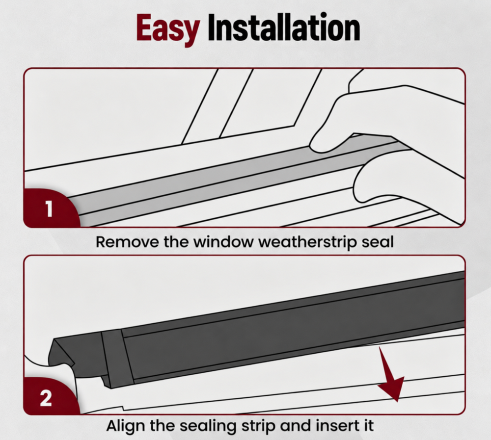 Holden Commodore VE VF SEDAN V6 V8 Outer Door Weather Window Rubber Seal