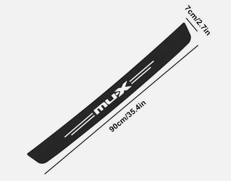 ISUZU MU-X MUX 2013 - 2026 Door Sill Protector Strips