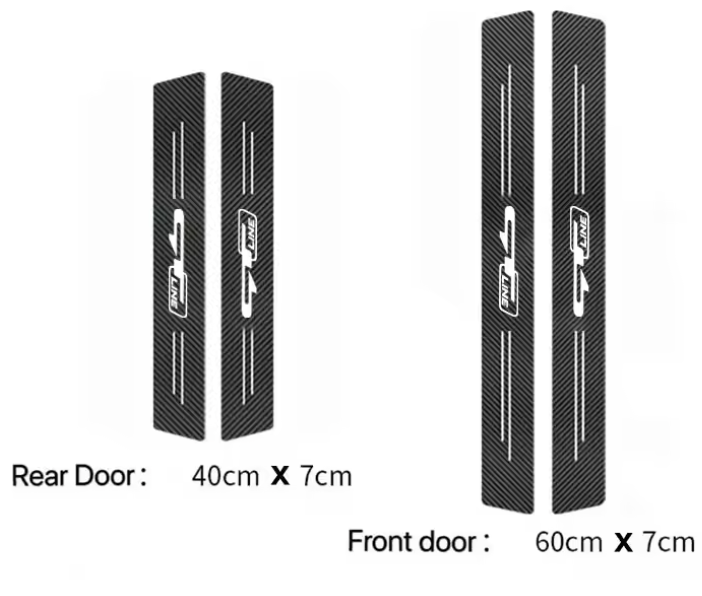 Kia GT Line Stonic Seltos Sportage Carnival EV3 EV4 EV5 EV6 EV9 Door Sill Protector Strips