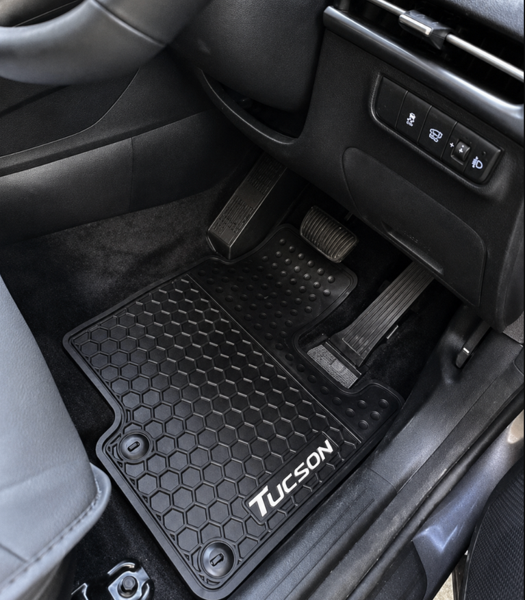 Hyundai Tucson Rubber Waterproof Car Floor Mats NX4 2021 - 2026