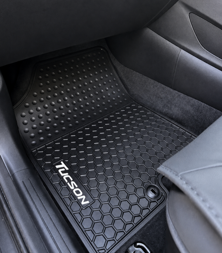 Hyundai Tucson Rubber Waterproof Car Floor Mats NX4 2021 - 2026