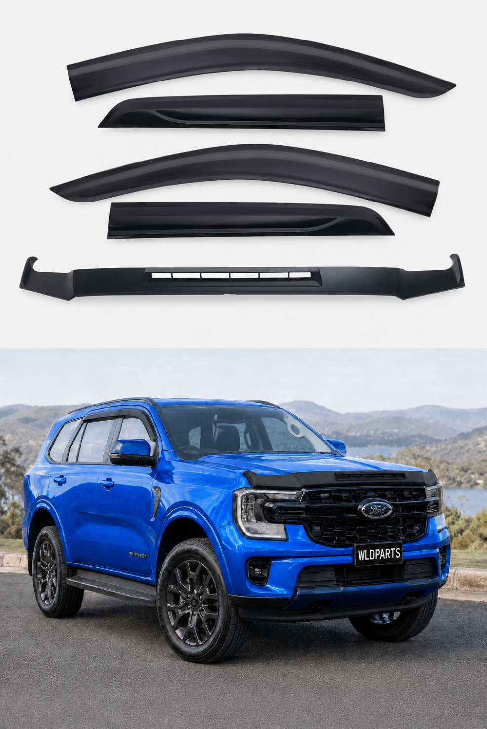 Ford Everest COMBO NEXT GEN Bonnet Protector & Weathershield Combo 2022 - 2026