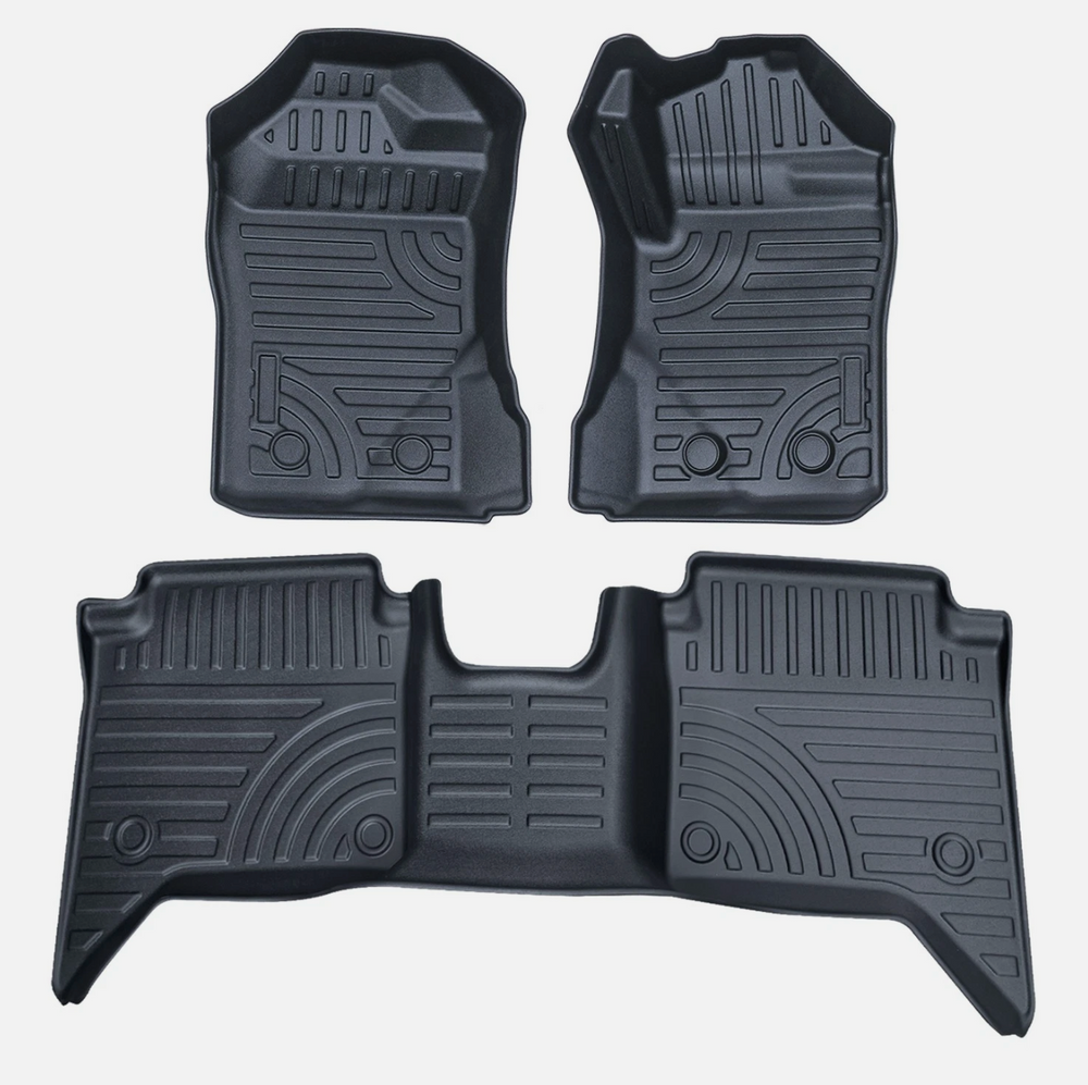 Ford Ranger Next-Gen 2022 - 2026 Dual Cab Heavy Duty Floor Mat Set Waterproof