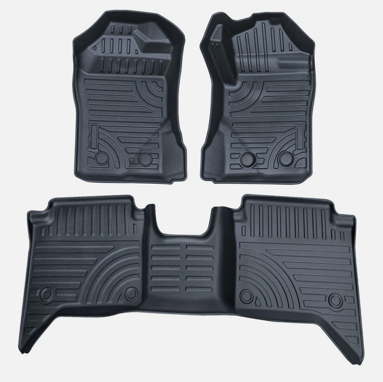 Ford Ranger Next-Gen 2022 - 2026 Dual Cab Heavy Duty Floor Mat Set Waterproof