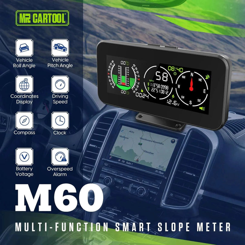 Car Compass Inclinometer Speedometer GPS Meter - Wild Auto Parts