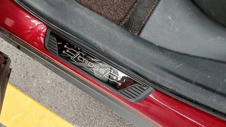 Toyota Corolla Cross 2021 - 2026 Door Sill Protector Scuff Plates
