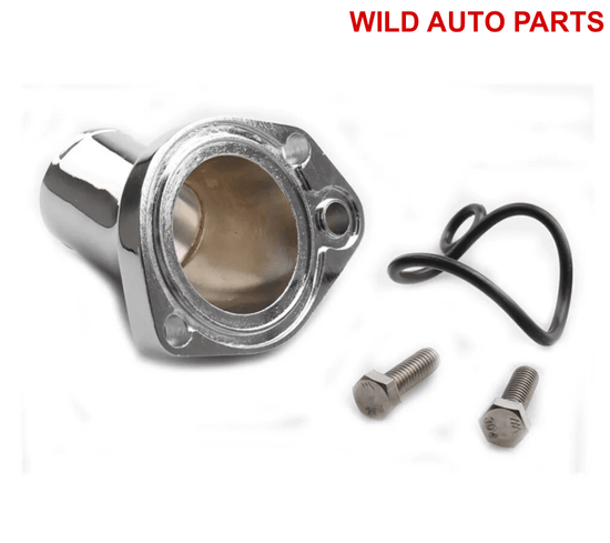 Ford Chrome Water Neck 45 Degree 260-302/351W - Wild Auto Parts