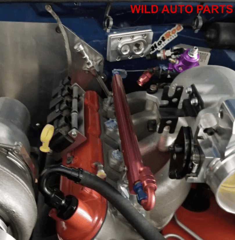 Holley Terminator X Max Billet Firewall Pass Through Raw Bracket Aluminium INUM - Wild Auto Parts