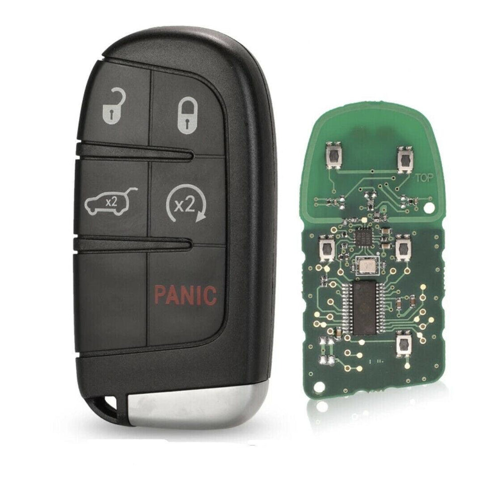 Jeep Grand Cherokee 2014-2018, 5 Button Remote Car Key - Wild Auto Parts