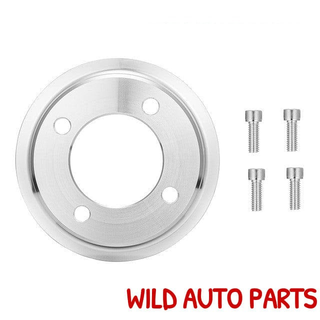 Crankshaft Pulley 4 Bolt Ford Windsor/Ford Cleveland 1969+ Double V Groove - Wild Auto Parts