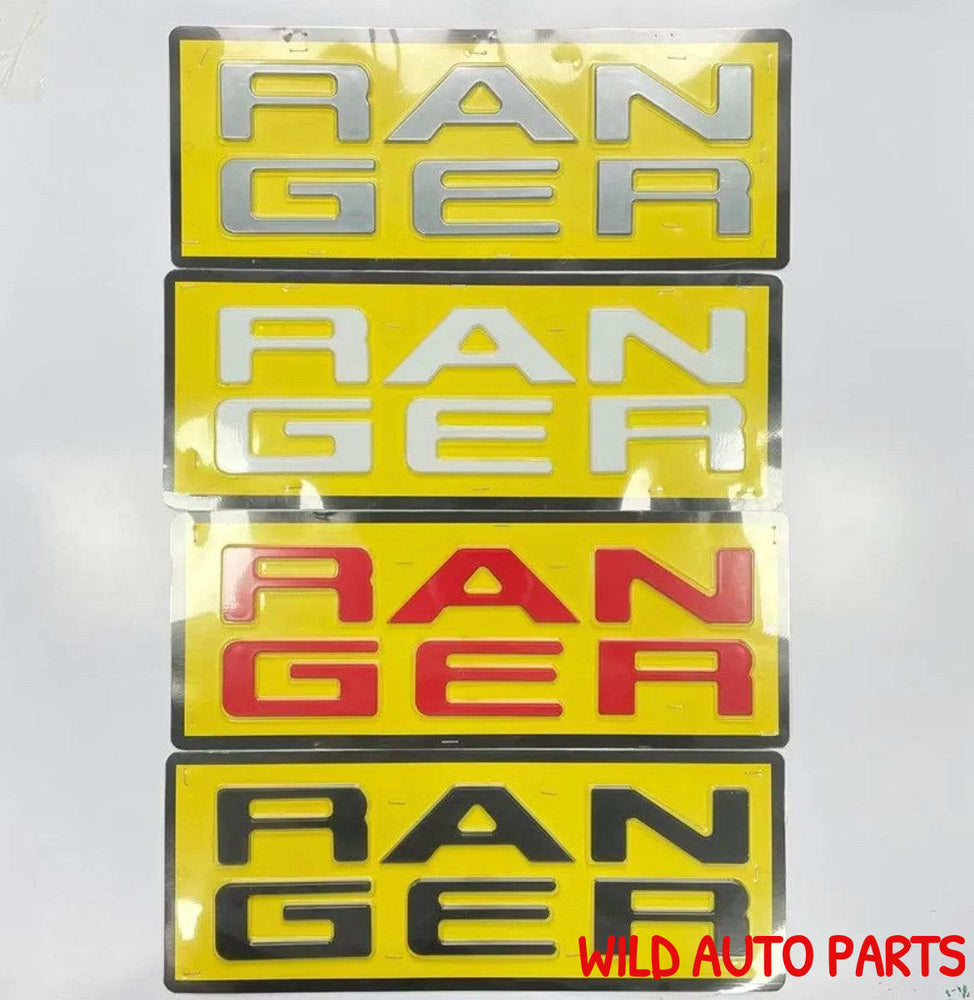 Ford Ranger Next Gen 2022+ 2023 2024 2025 Badge Emblem Next Gen Black ...