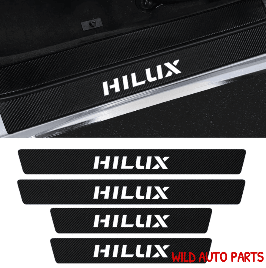 Toyota Hilux Door Sill Protector Scuff Plates - Wild Auto Parts