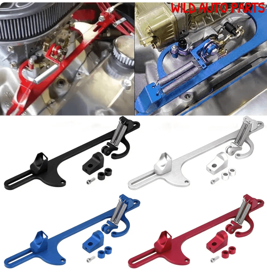 Throttle Cable Carby Bracket for Holley 4150 4160 Series Ford Adjustable - Wild Auto Parts