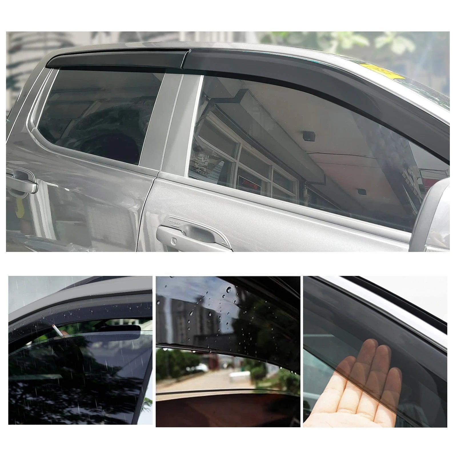 Ford Ranger Window Deflector Weather shields 2022+ 2023 2024 2025 Next ...