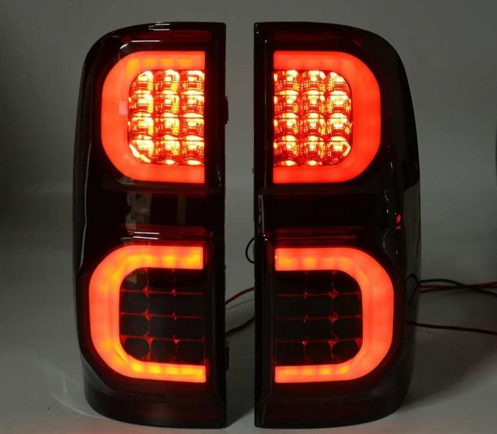 Toyota Hilux Rear LED Taillights Assembly Tinted - Wild Auto Parts