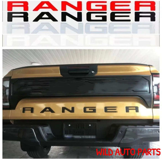 Ford Ranger Badge Emblem Next Gen Black, Red, Silver & White - Wild Auto Parts