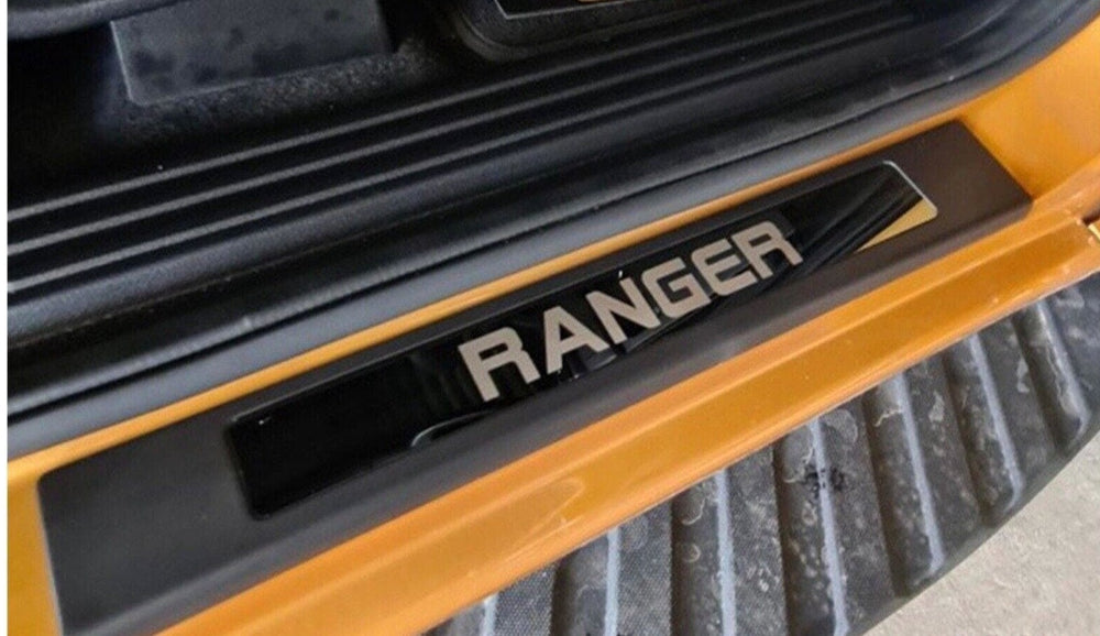Ford Ranger 2022+ Next Gen Scuff Plate Door Sill Protectors - Wild Auto Parts