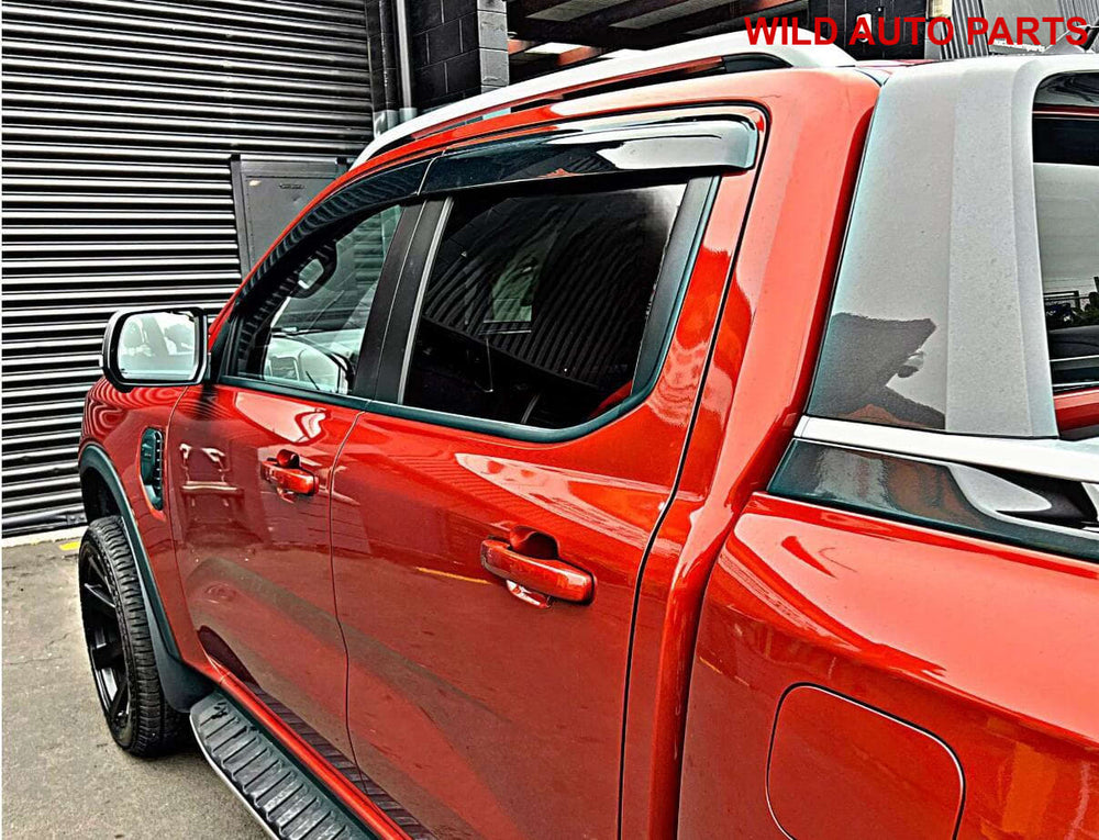 Ford Ranger Window Deflector Weather shields 2022+ 2023 2024 2025 Next ...