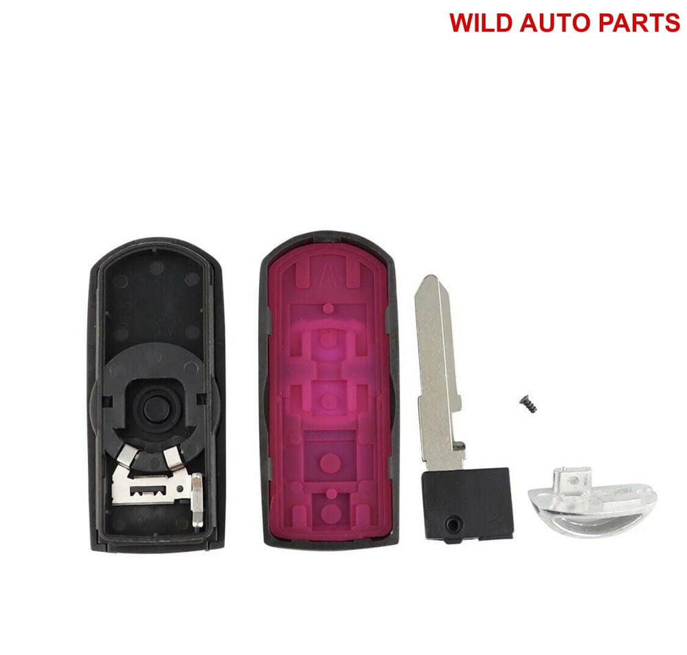 Mazda 3 & 2 Button Smart Remote Key Shell Fit For Mazda 3,6, CX-3, CX-5 - Wild Auto Parts