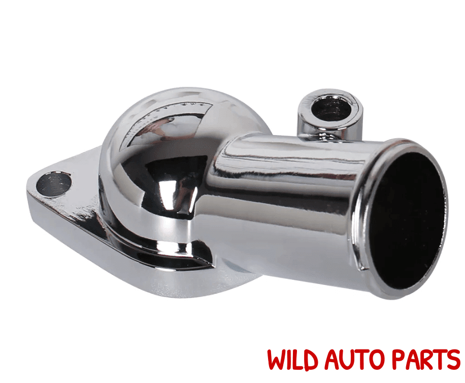 Chevy 350 454 Water Neck Thermostat Housing Chrome - Wild Auto Parts