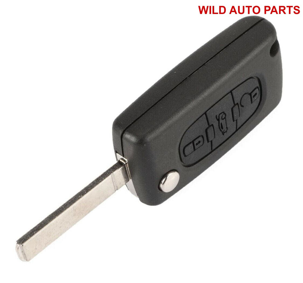 Peugeot Complete Remote for 207, 307, 407 208 308 408 607 Transponder Key & Chip - Wild Auto Parts