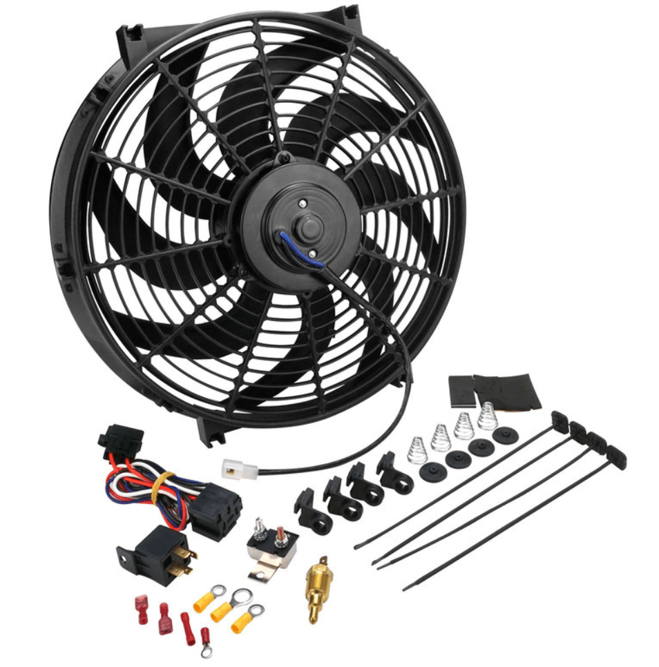 Electric Cooling Fan Kit, 16 in, 2000 CFM ,Reversible - Wild Auto Parts