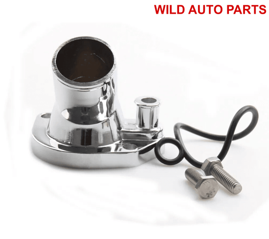 Ford Chrome Water Neck 45 Degree 260-302/351W - Wild Auto Parts